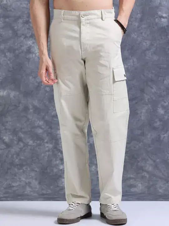 Image for Roadster-TheLifestyleCoRelaxedFitCottonCargoTrousers