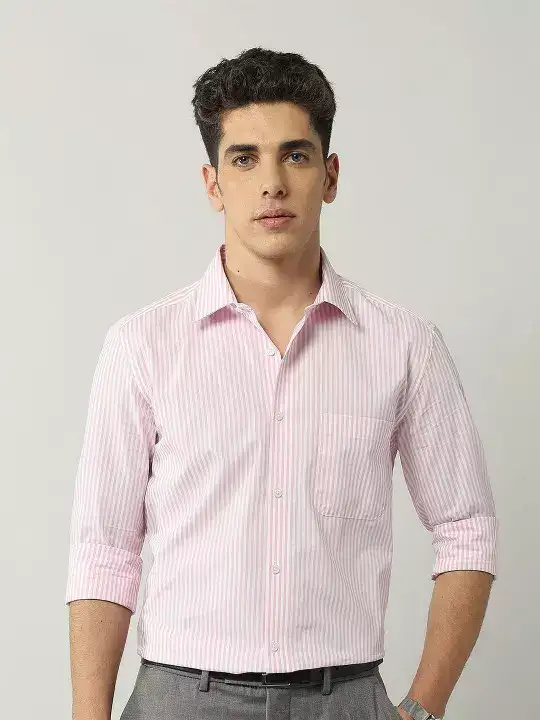 Image for ADByArvind-MenClassicStripedFormalShirt