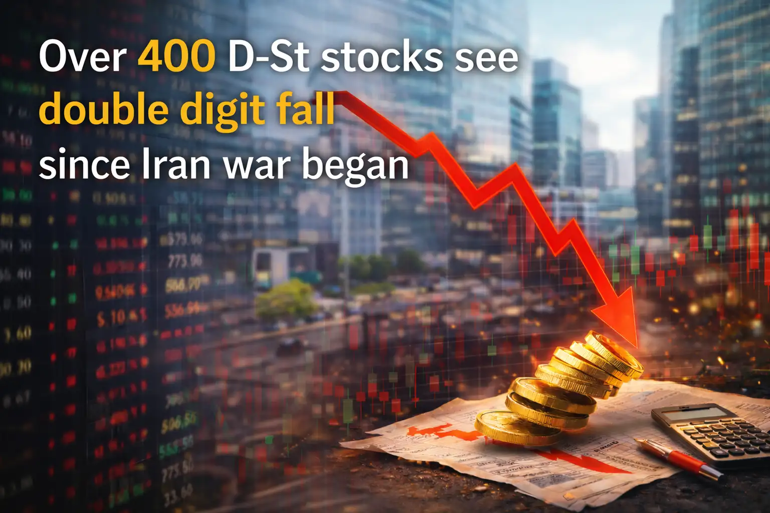 Iran war bloodbath: Over 400 Indian stocks see double-digit fall since conflict began