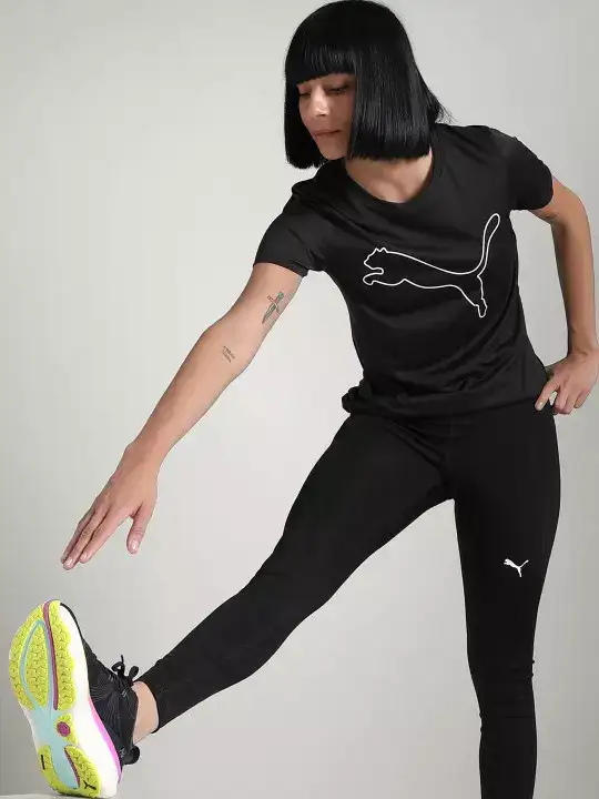 Image for Puma-TrainAllDayHeatherLogoWomen'sTrainingTee