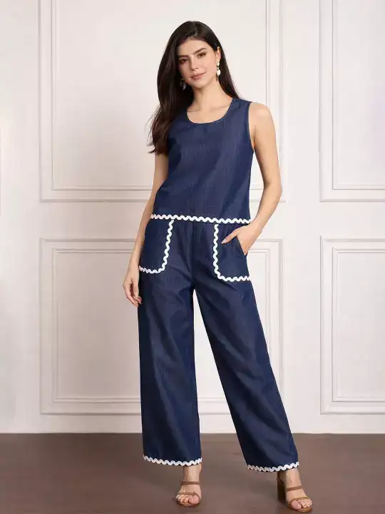 Image for StyleStone-RoundNeckCottonTop%26TrousersCo-Ords