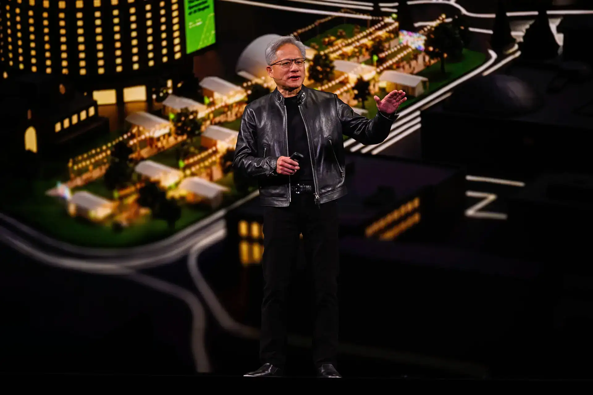Image for Nvidia CEO Huang starts keynote at AI megaconference GTC