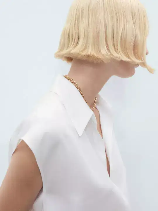 Image for MANGO-SolidExtendedSleevesCasualShirt