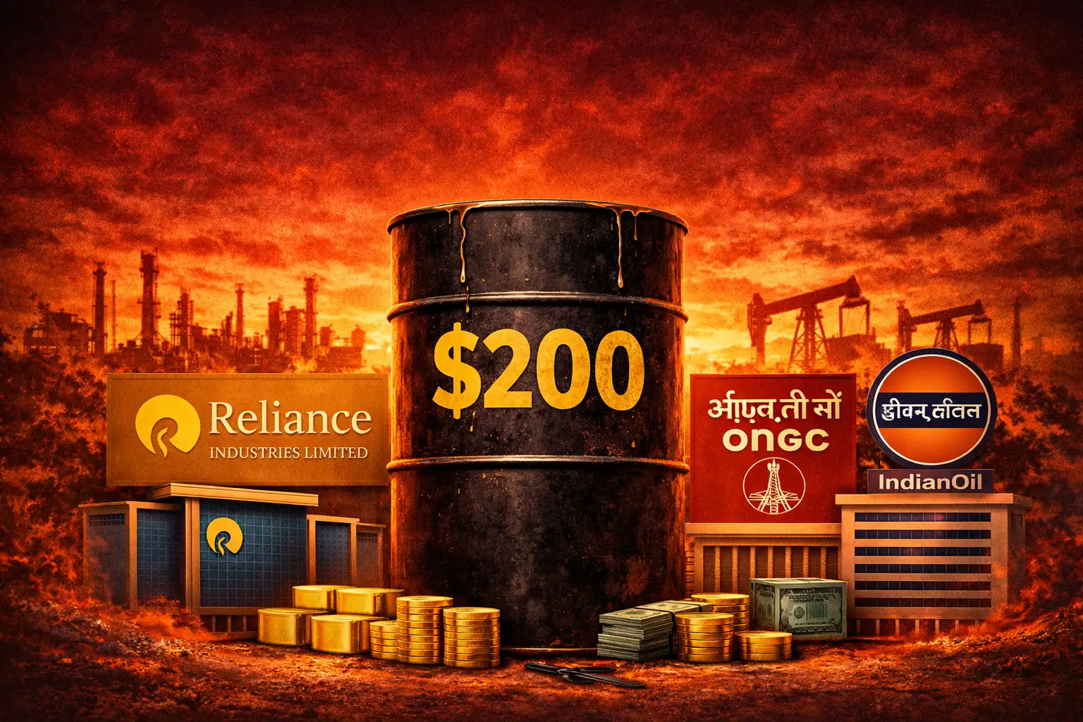$200 crude oil scenario: How Reliance Industries, ONGC &amp; OMCs stack up