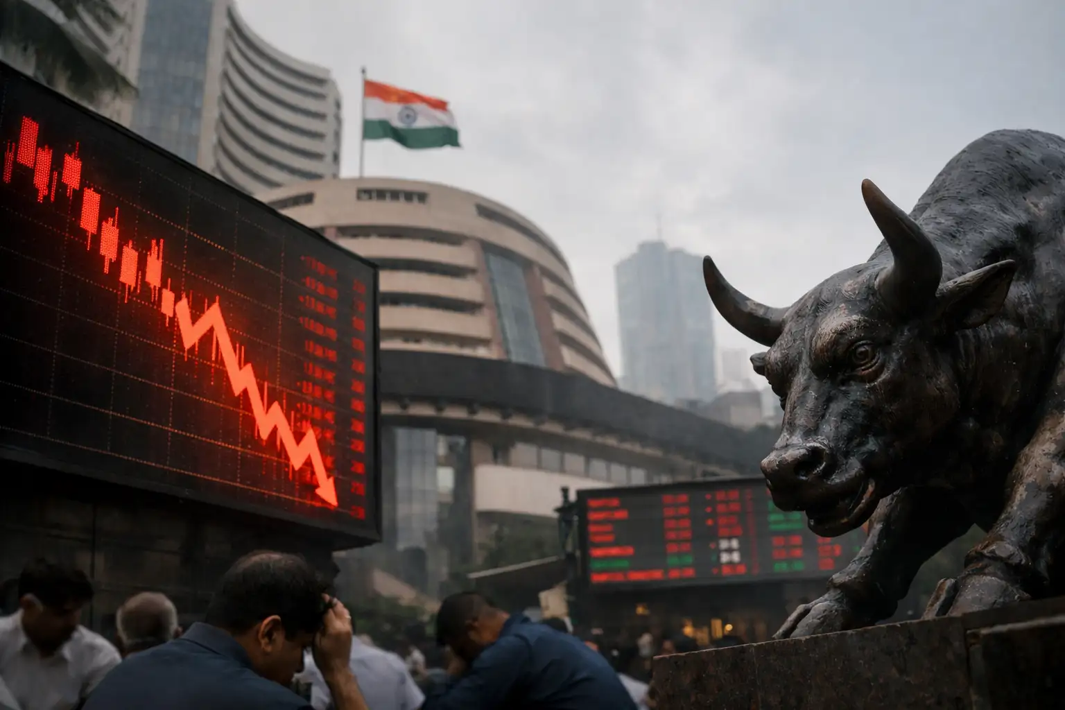 Sensex Plummets 1,900 Points, Rs 7 Lakh Crore Erased: Key Market Drivers