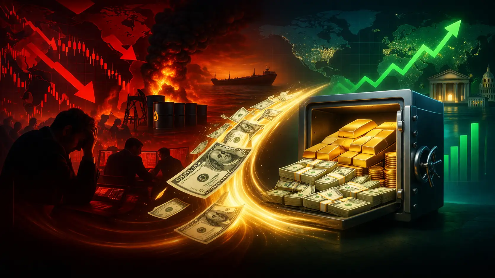 Global Market | Cash is King: Investors flee stocks, park billions in cash Aamid oil shock and inflation fears