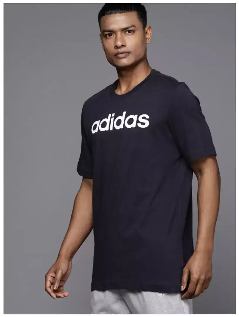 Image for ADIDASBrandLogoPrintedOversizedFitPureCottonT-shirt