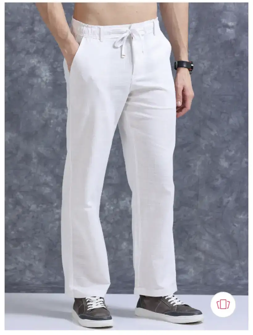 Image for RoadsterTheLifestyleCoLinenRelaxed-FitRegularTrousers