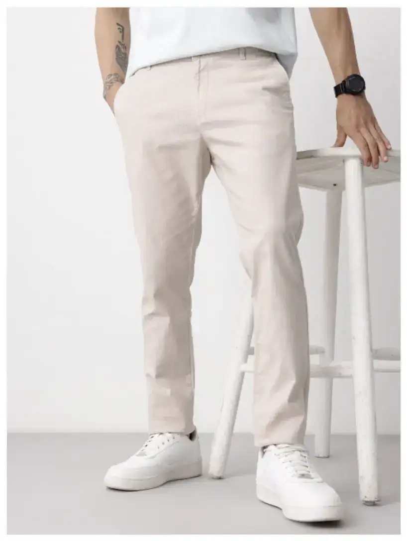 Image for Mast%26HarbourMenCottonLinenChinosTrousers