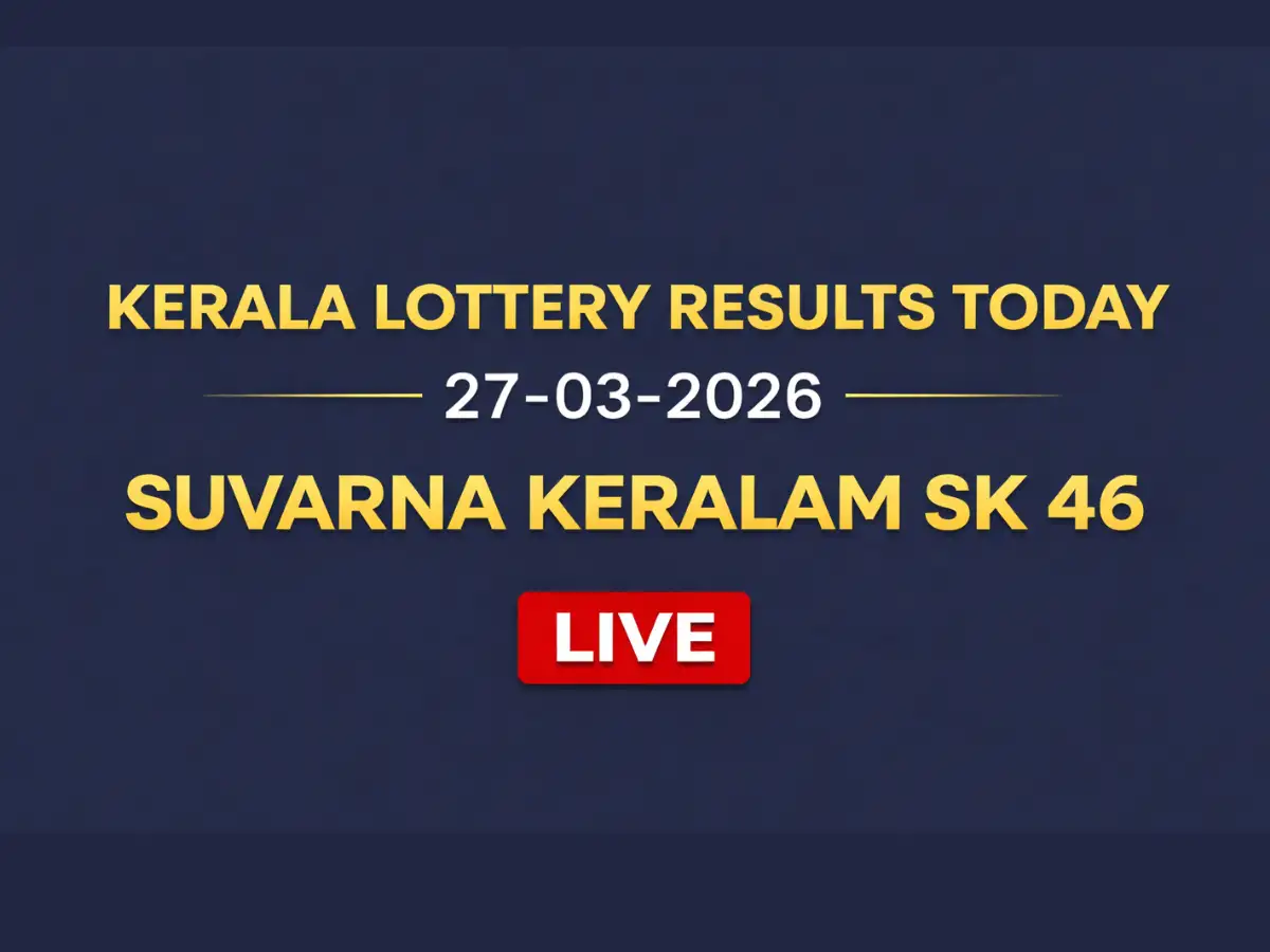 Kerala Suvarna Keralam SK-46 lottery result out today, 27-03-2026; Check ₹1 crore winner and complete list here