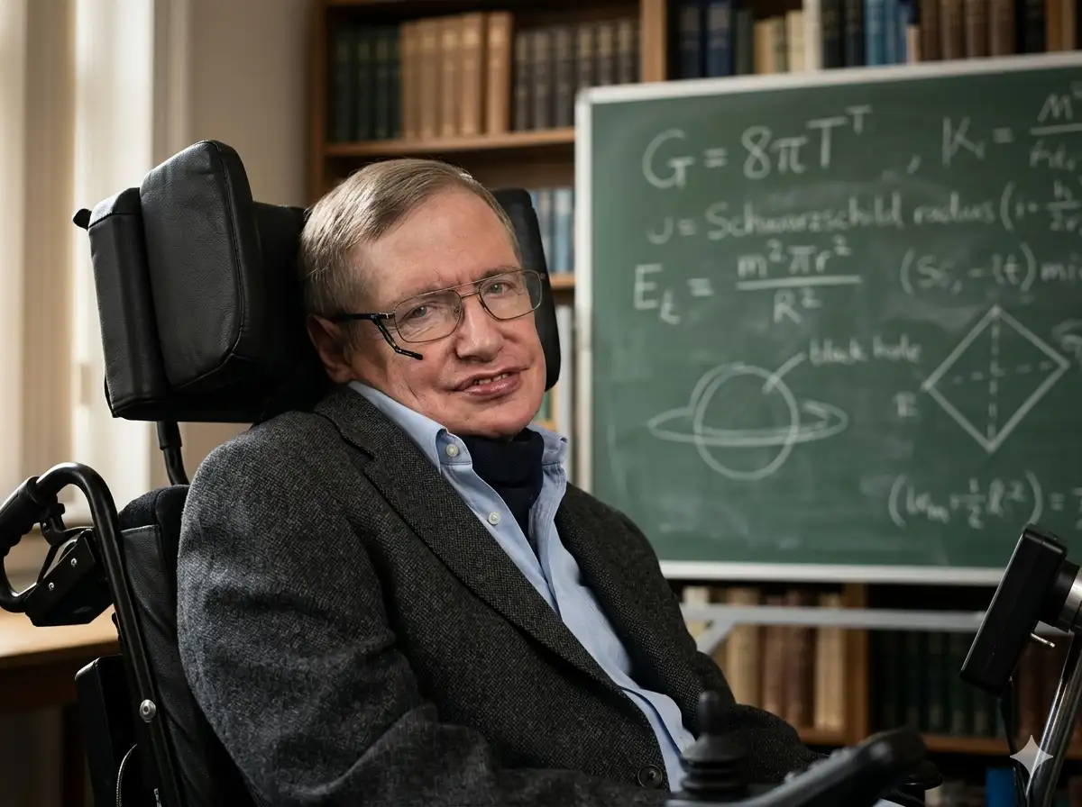 Quote of the day by Stephen Hawking: 'I believe alien life is quite common in the universe, although intelligent life is less so. Some say it has yet to appear on planet Earth.' Life lessons on happiness, intelligence and human nature by theoretical physicist