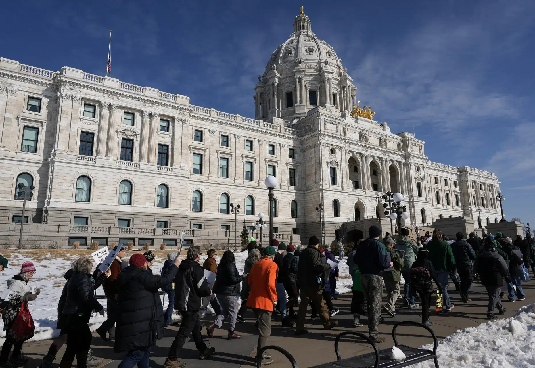 Minnesota back in focus as Americans gear up for anti-Trump protests