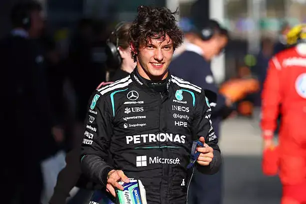 Mercedes' Kimi Antonelli wins in Japan to become youngest F1 championship leader