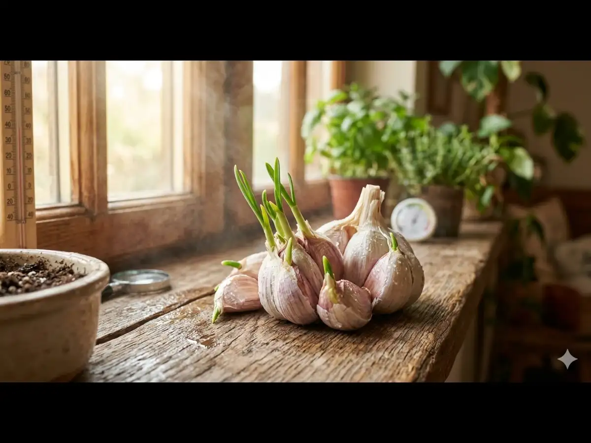 Sprout Week What Triggers Garlic to Sprout Weeks Earlier Than Expected? - The ...