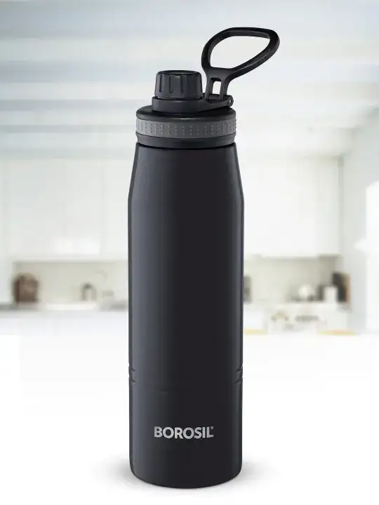 Image for BOROSIL-BorosilHydraGosportsDoubleWallVacuumInsulatedFlaskWaterBottle