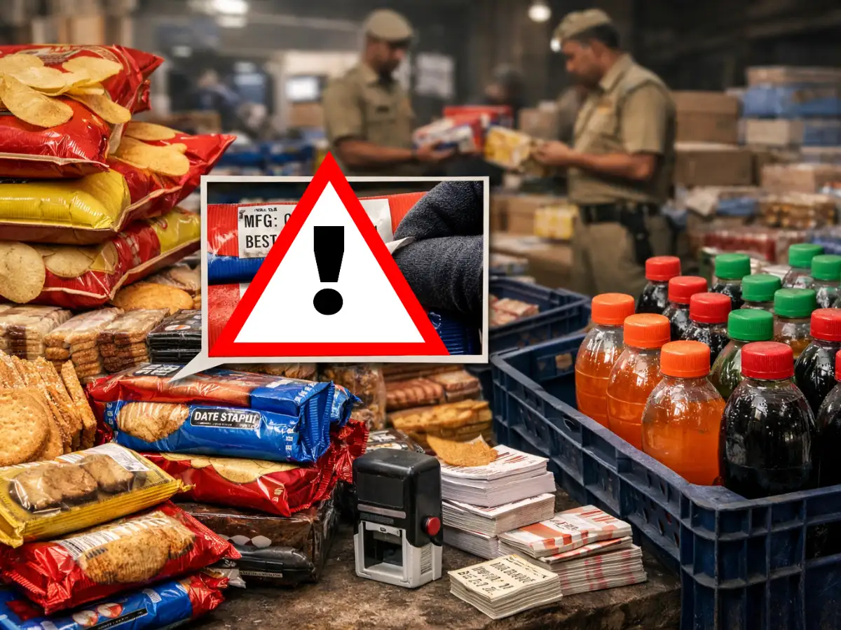Delhi snack scam: Expiry dates altered on biscuits, chips, soft drinks in city