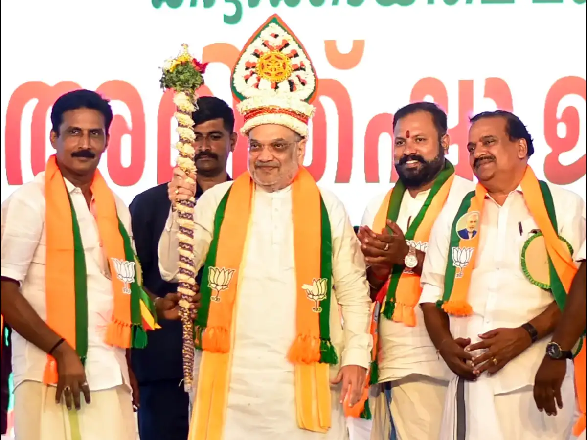 Kerala Polls: Amit Shah targets LDF and UDF over Waqf issue in Ernakulam rally