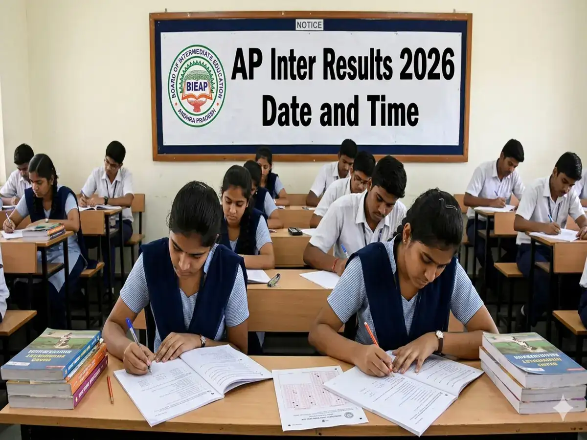 AP Inter Results 2026 Date and Time update: How to check scorecards of 1st and 2nd year from resultsbie.ap.gov.in, Manabadi? Check details