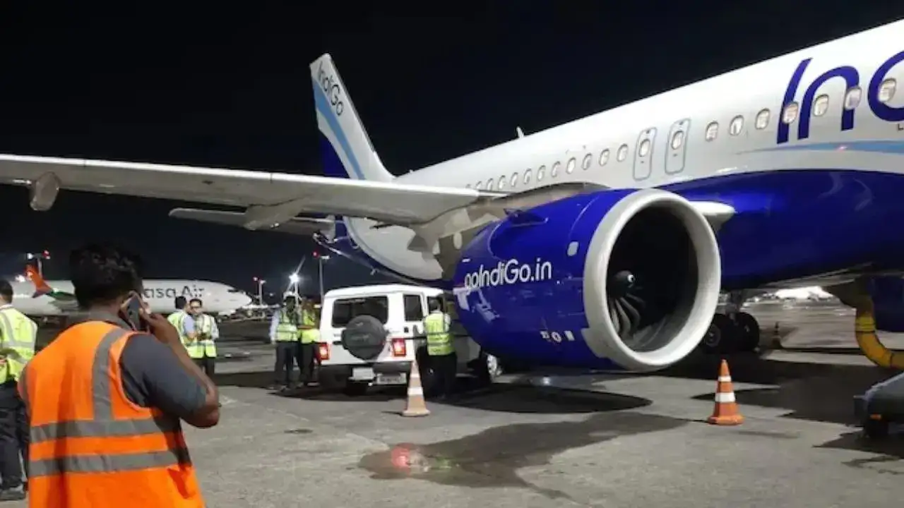 IndiGo aircraft grounded after SUV collision at Kolkata airport