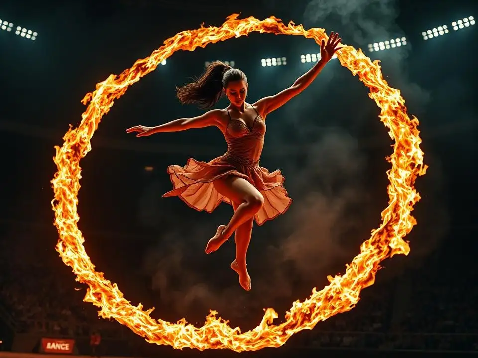 Fire dance horror: Performer engulfed in flames during zoo fire show; jumps into river to escape blaze