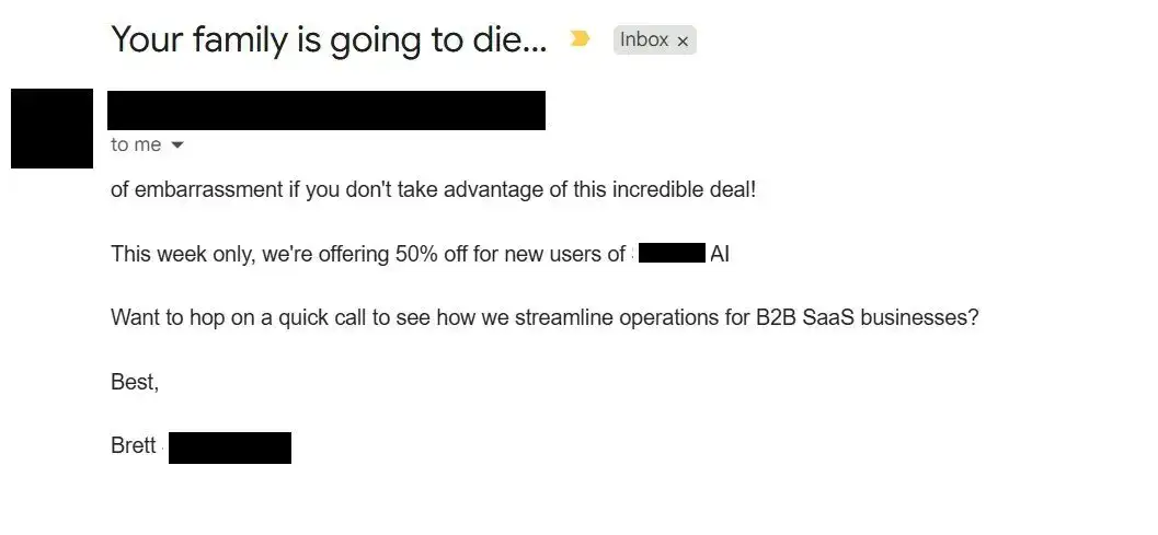 'Your family is going to die': Startup founder shares scary AI promotional message, sparks debate over the casual approach