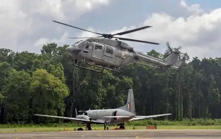 HAL hands over four ALH Mk III Maritime helicopters to Indian Coast Guard