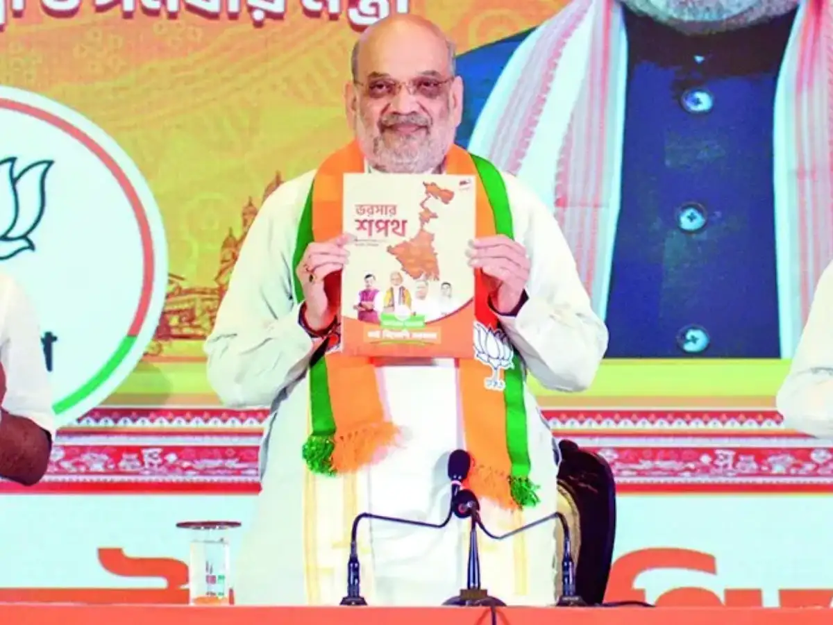 Cash, culture and security: BJP unveils West Bengal manifesto