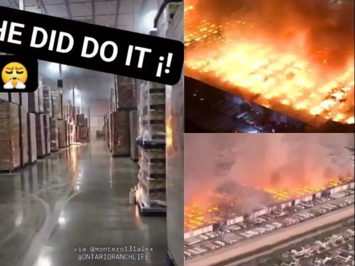 Watch: Employee sets 1.2 million sqft warehouse on fire after no pay hike, releases video saying 'if you’re not going to pay us enough...'