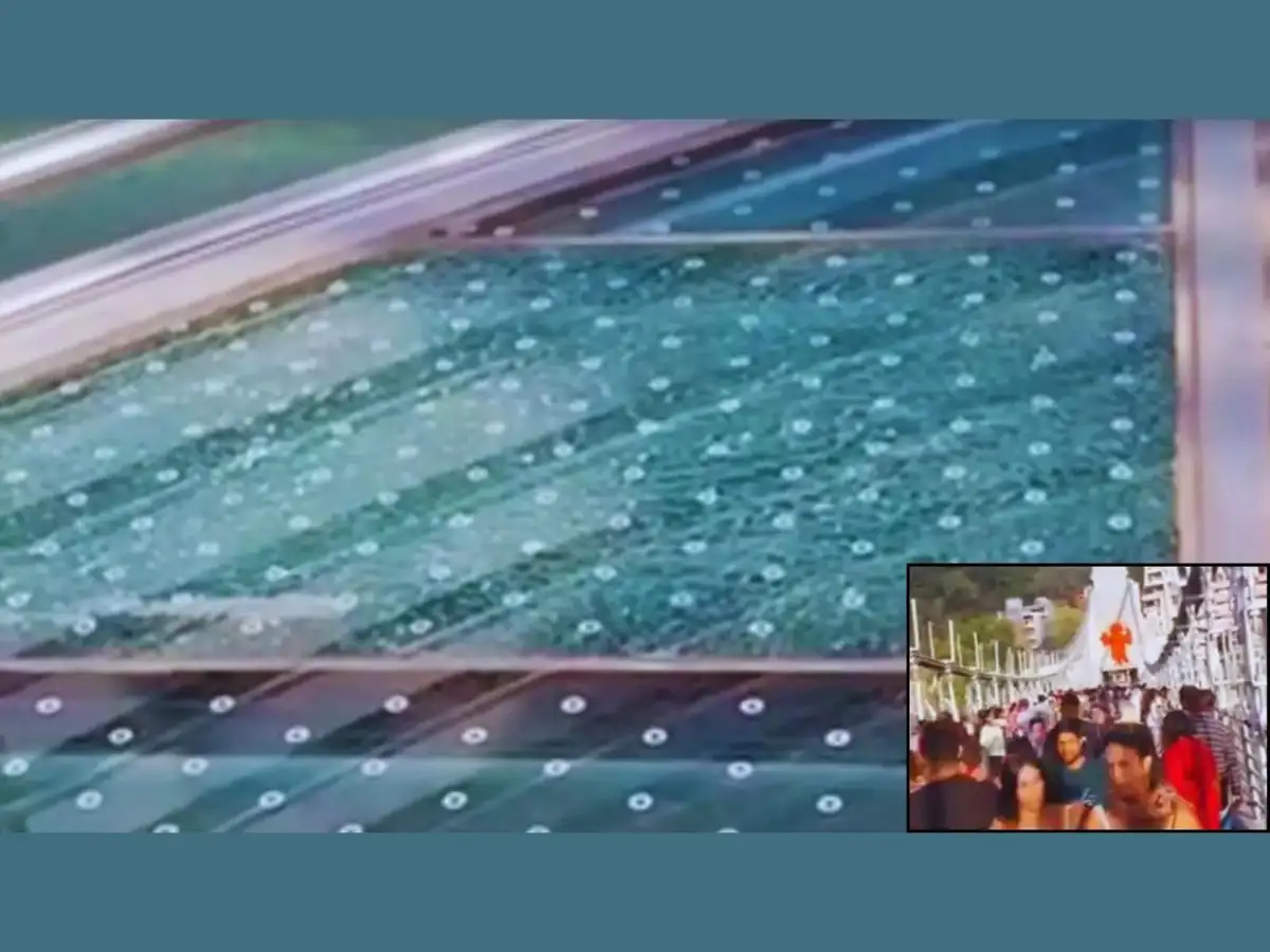Rishikesh’s Bajrang Setu glass bridge damaged ahead of inauguration; Unidentified person breaks panels