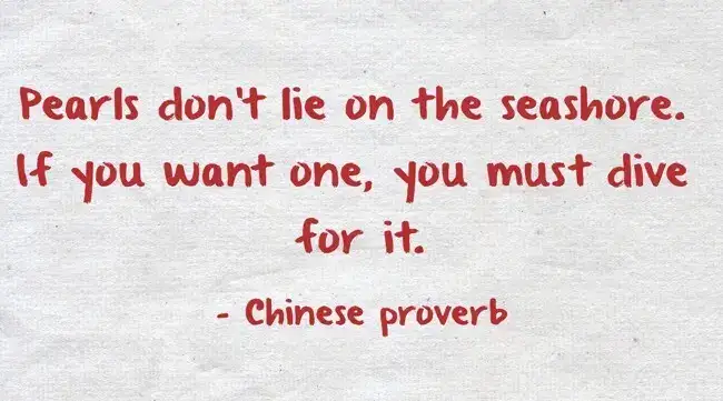 Chinese Proverb of the Day: 