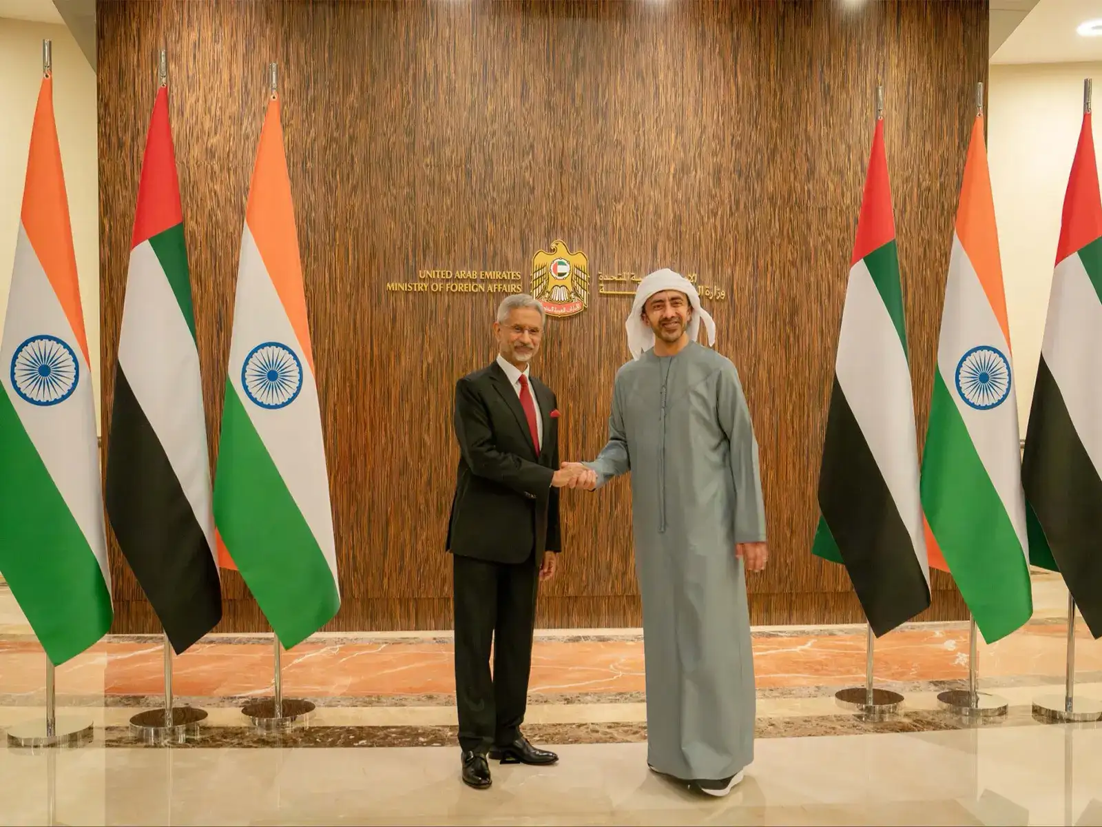 EAM Jaishankar meets UAE Foreign Minister in Abu Dhabi; discusses West Asia security and strategic partnership