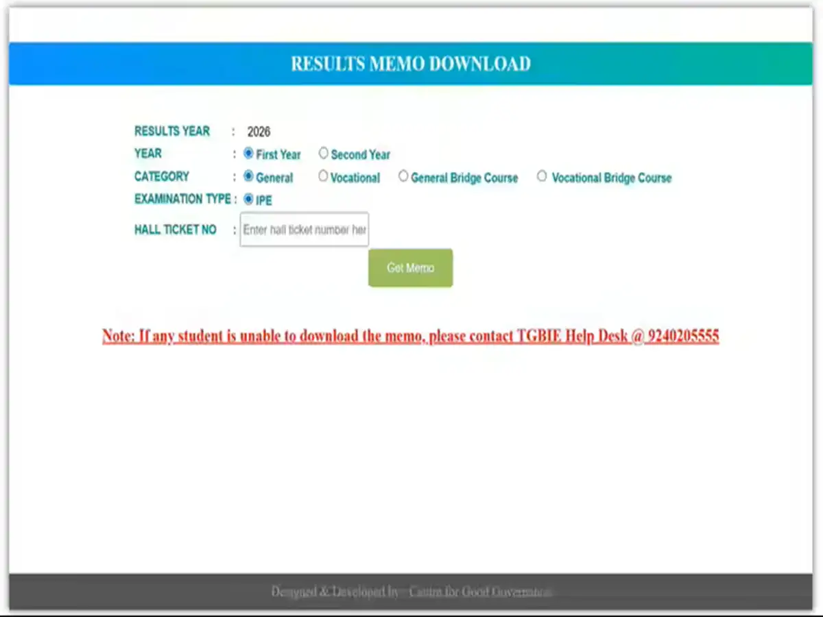 TSBIE Telangana Intermediate Result 2026 declared: How to check scorecards on WhatsApp if tgbie.cgg.gov.in is not working