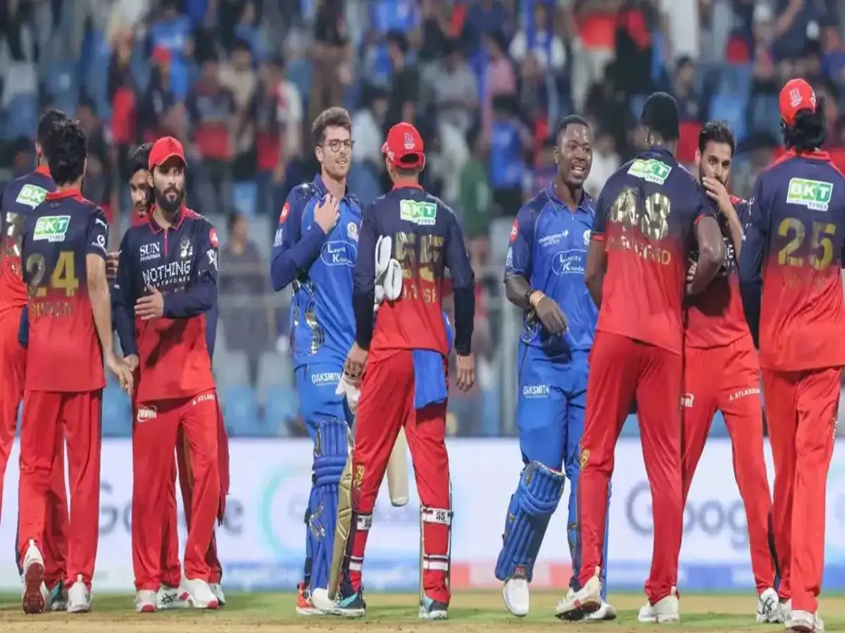 Who won yesterday's IPL 2026 Royal Challengers Bangalore vs Mumbai Indians clash? A look at the IPL Points Table after Match 20