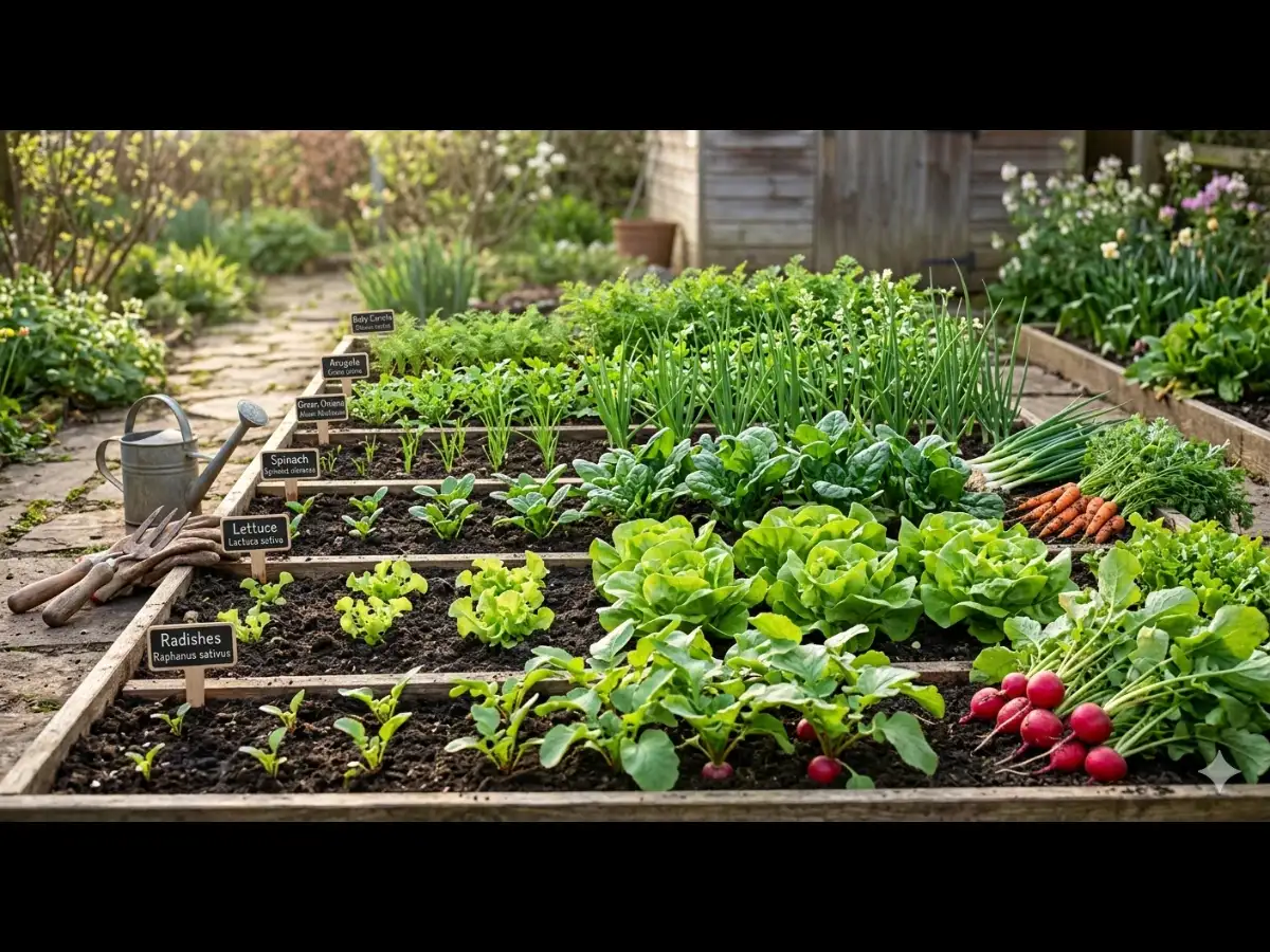 6 Spring Veggies You Can Grow From Seed to Harvest in Under a Month ...