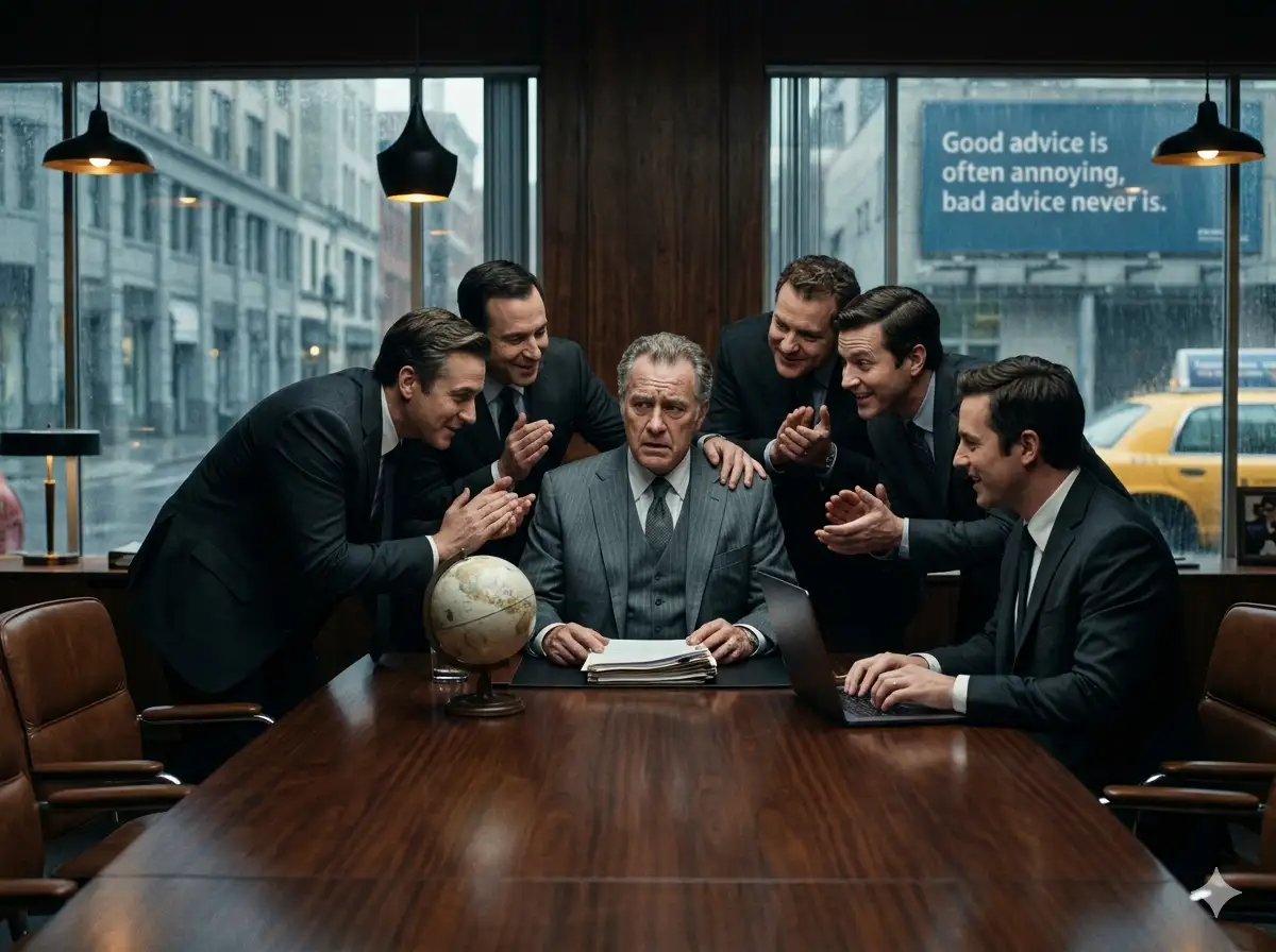 French Proverb of the day: 'Good advice is often annoying, bad advice...' Life lessons on truth, human nature, honesty and why 'yes men' can lead to your downfall