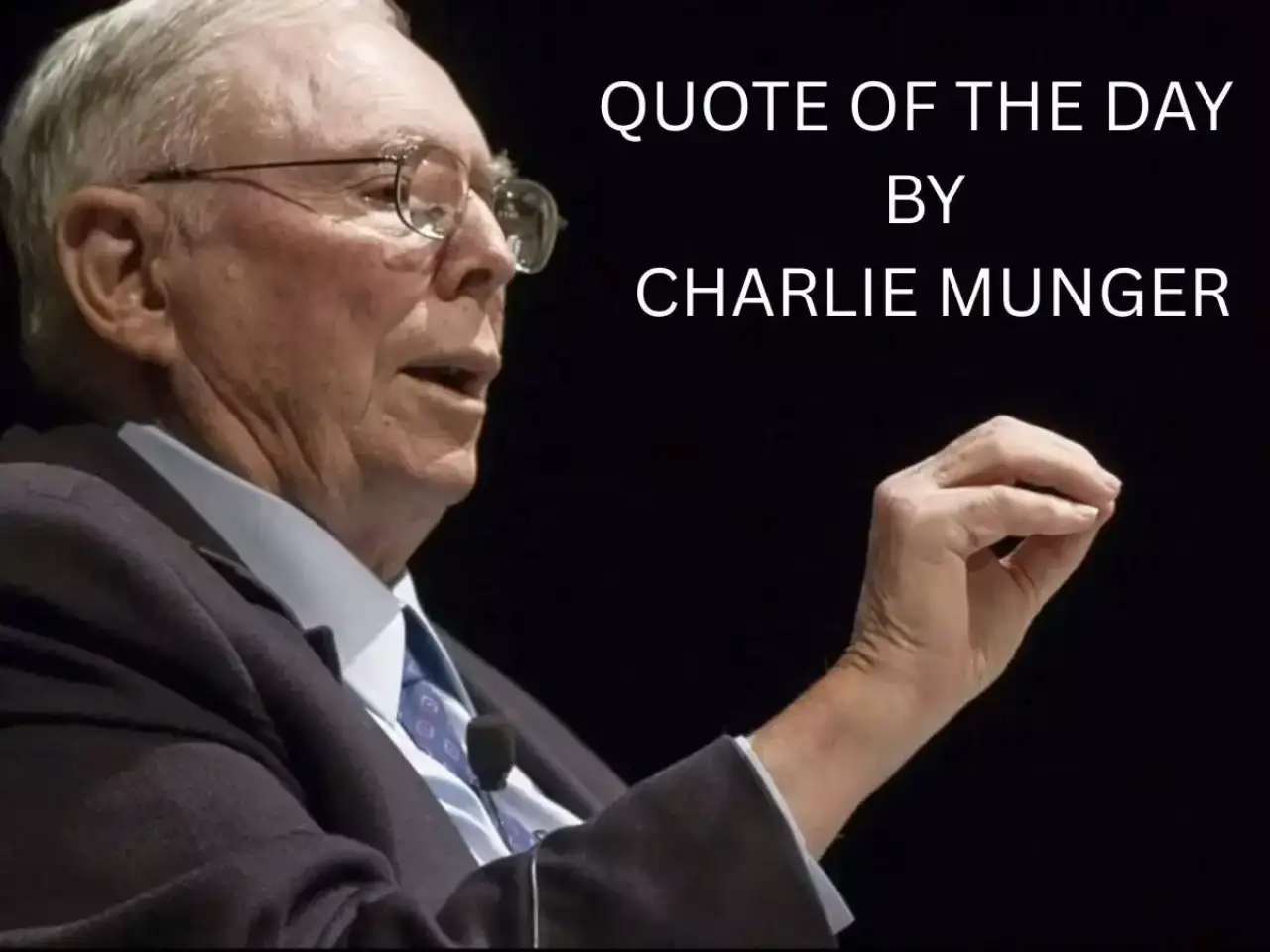 Quote of the day by Charlie Munger, “It takes character to sit there with all that cash and do.....” — Here’s a timeless motivational quote by the mind behind Berkshire Hathaway’s legendary success