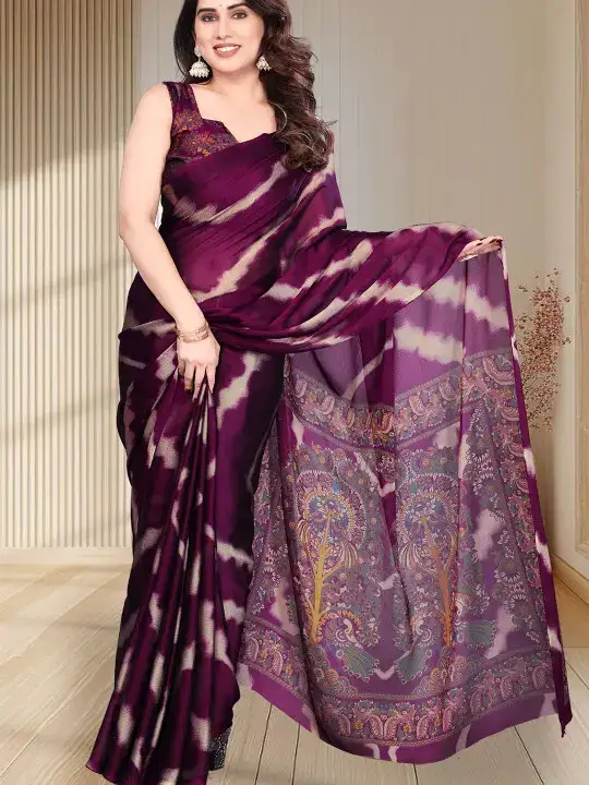 Image for MAGNEITTA-LeheriyaPureChiffonSaree