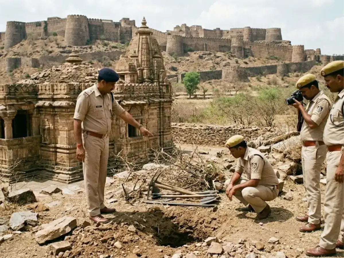 Treasure hunt inside fort? Secret 20ft tunnel found at Narwar ASI site in Madhya Pradesh