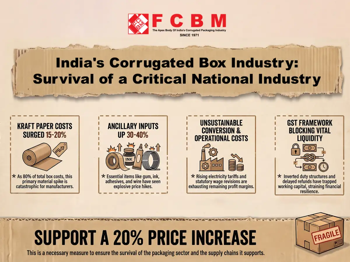 Corrugated box manufacturers warn of severe cost surge, call for price revision and policy support