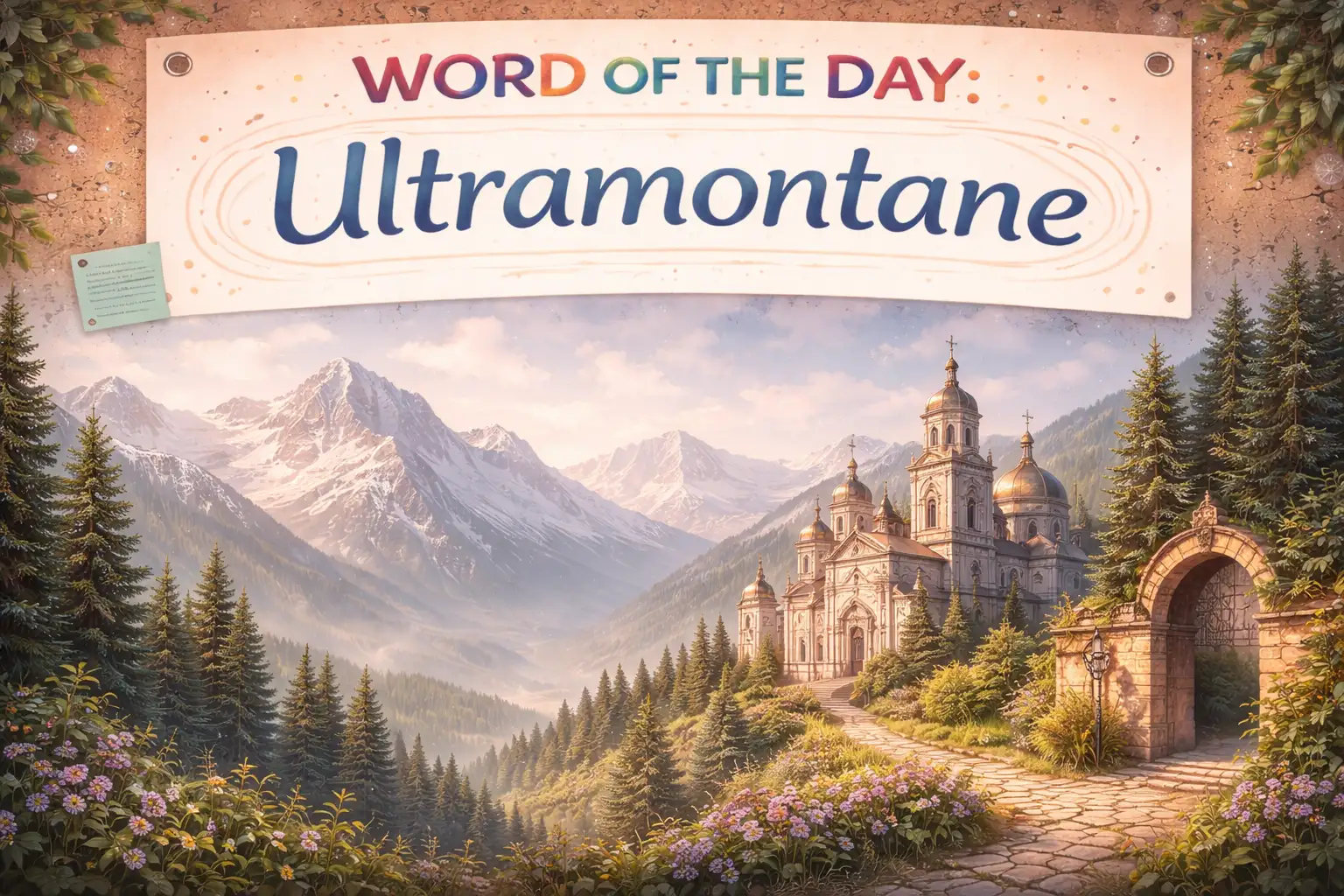 Word of the Day: Ultramontane