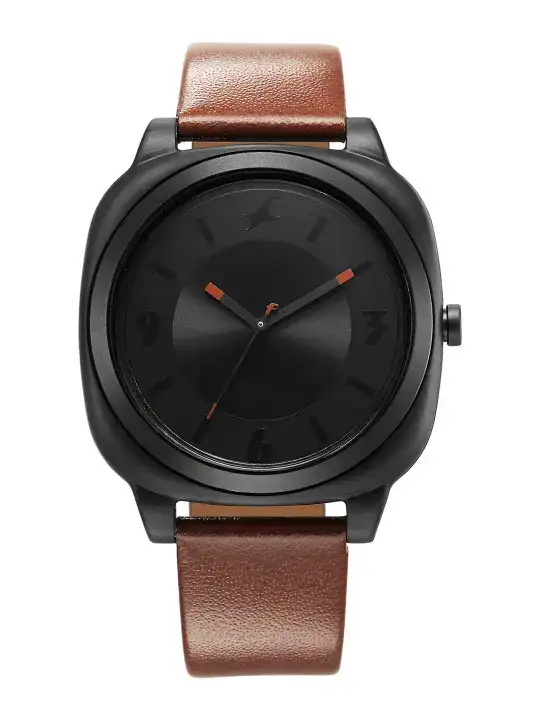 Image for Fastrack-UnisexEmbellishedDial%26LeatherTexturedStrapsAnalogueWatch