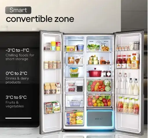 Image for Godrej600LFrostFreeSidebySide3StarConvertibleRefrigerator