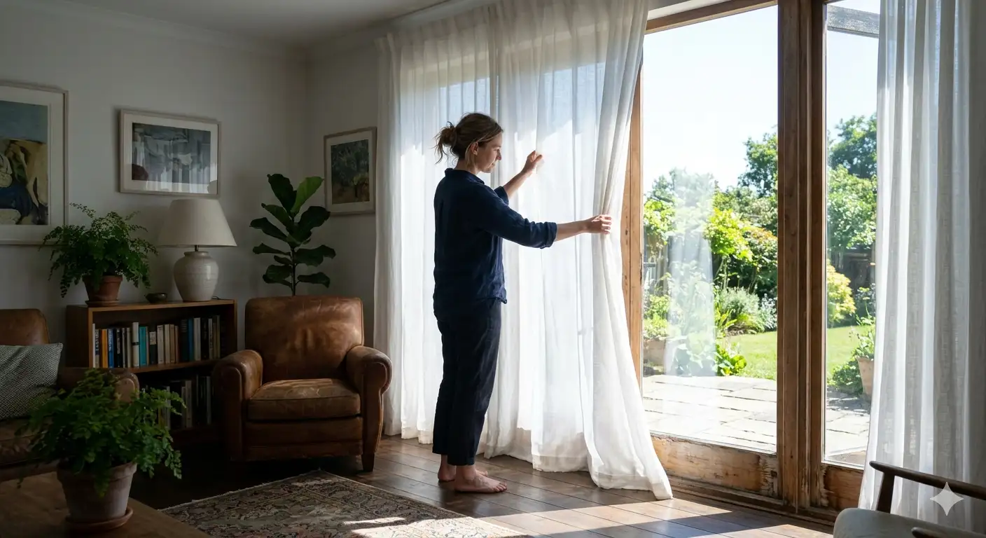 The Best Time of Day to Close Curtains to Keep Rooms Cool