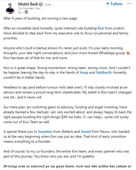 Image for MohitBediexits