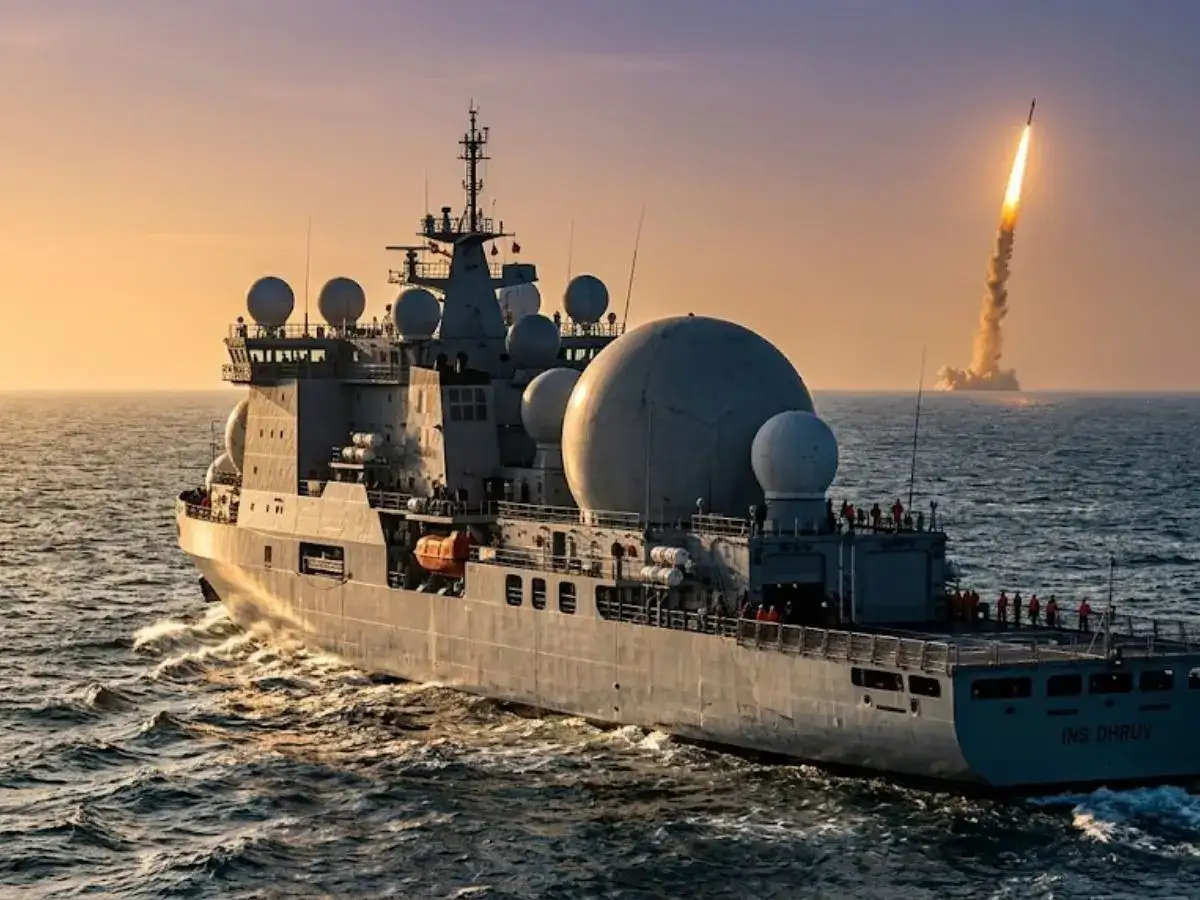 Indian Navy missile tracking capabilities get a boost with INS Dhruv amid rising global threats
