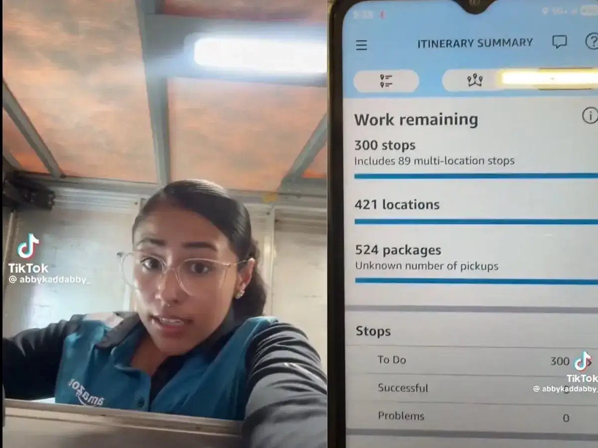 Amazon driver’s 524 packages, 300 stops, 421 locations video goes viral, asks “are you crazy?”