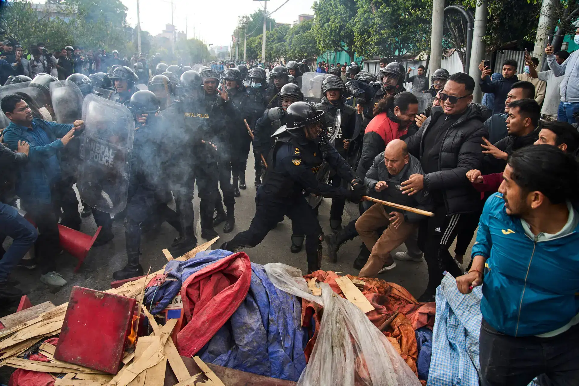 Protest erupts in Nepal against taxation on imports above 100 rupees from India