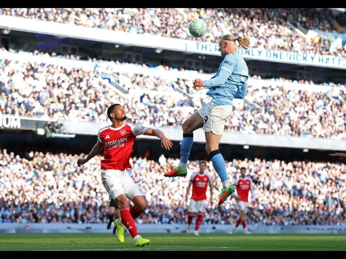 Soccer: Haaland seals crucial win for Man City over Arsenal in title showdown