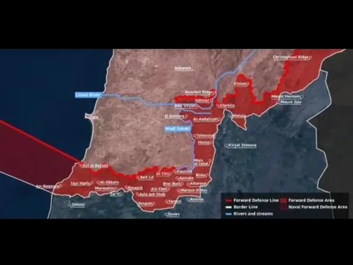 Yellow Line: Israel releases map of 'buffer zone' extending across Lebanon, intensifies operations despite ceasefire