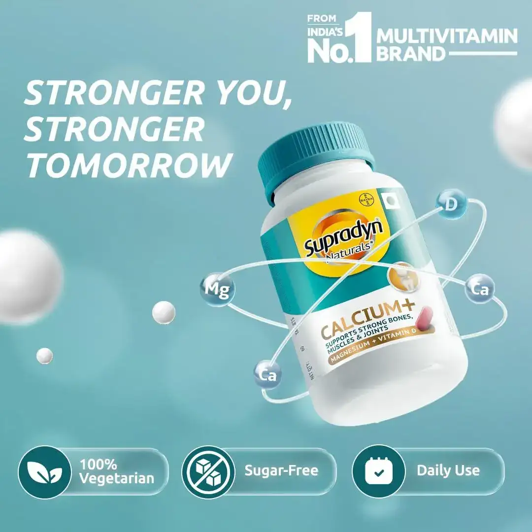 Image for SupradynNaturalsCalciumwithVitaminDandMagnesium